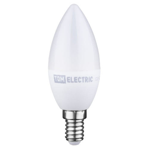 Лампа светодиодная диммируемая TDM Electric Е14 6W 4000K прозрачная SQ0340-0198