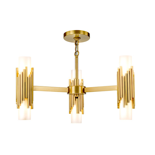 Подвесная люстра Elstead Lighting MARVELE6-AB-OPAL