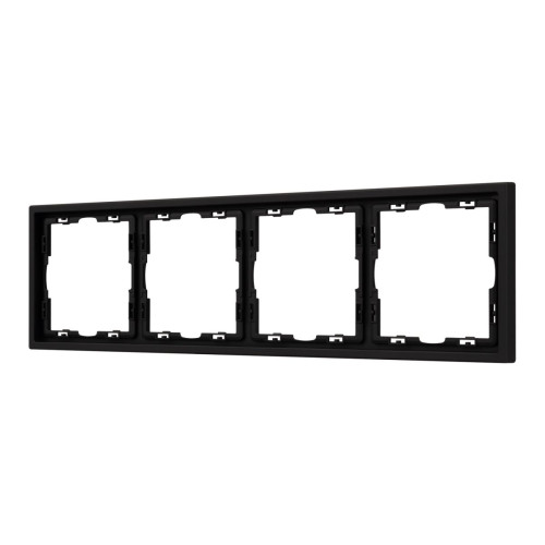 Рамка пластиковая Arlight FRM-NOBE-SFPL-4-BK 054224 Рамка пластиковая Arlight FRM-NOBE-SFPL-4-BK 054224