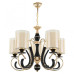 Подвесная люстра Arte Milano Florentia 302237/5 Bk/Gd