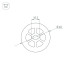 Силиконовый профиль Arlight WPH-FLEX-D40-360deg-S10-5m WHITE 045869