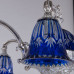 Торшер Bohemia Ivele Crystal Verona 72009TP/6/175 NW P2 D Clear-Blue/H-1I FA1S
