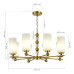Подвесная люстра ST Luce Aurora SL2003.303.08