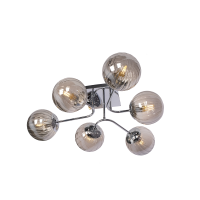 Потолочная люстра Elvan LU-3601/6-E14-СhSmGr