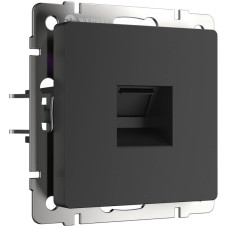 Розетка Werkel Ethernet RJ-45 черный матовый W1181008 4690389156946