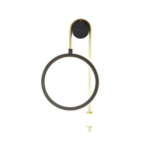 Бра Crystal lux CORIDA AP25W LED BLACK/GOLD