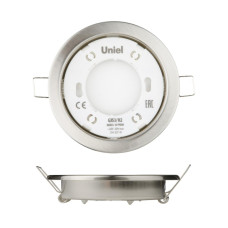Встраиваемый светильник (UL-00005054) Uniel GX53/H2 Nickel 10 Prom
