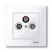 Розетка TV+FM+SAT Schneider Electric Merten MTN296719