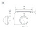 Трековый магнитный светильник Arlight MAG-ORIENT-SUNSET-R76-6W Day4000-MIX (BK, 70 deg, 48V, TUYA) 048331