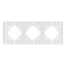 Рамка на 3 поста пластиковая Arlight FRM-PERIO-PL-3-BK 049755