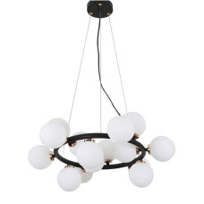 Подвесная люстра Lumina Deco Marsiada LDP 6033-15 BK+GD