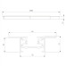 Шинопровод встраиваемый однофазный Elektrostandard Track Rail WH Recessed 4690389178535