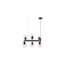 Подвесная люстра Lumina Deco Ceredo LDP 6034-6 RND BK