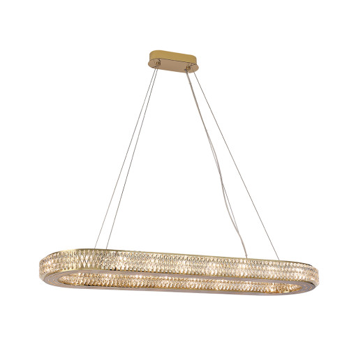 Подвесная люстра Newport Melody 8560/100 C oval gold polished М0070796