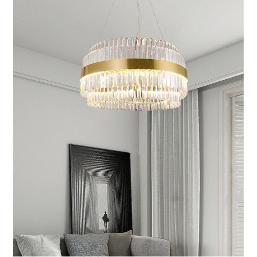 Подвесная люстра Delight Collection Liberty 5515-800 br. titanium gold