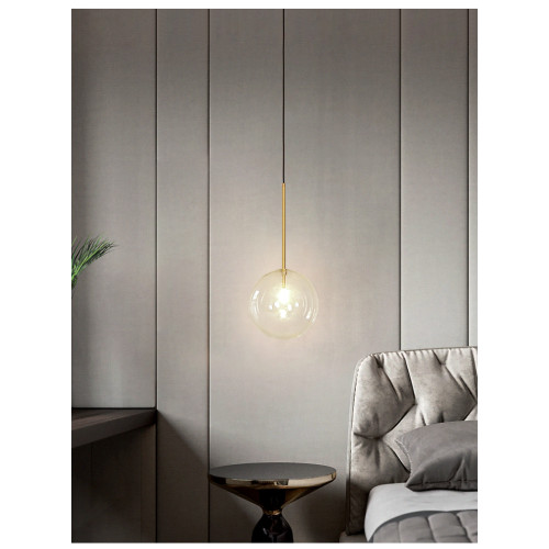 Подвесной светильник Delight Collection Ball Sola 9217P/D200 gold