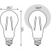 Светодиодная филаментная лампа Gauss Basic Filament Е27 21W 2700К 40712112