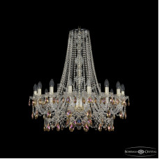 Подвесная люстра Bohemia Ivele Crystal 1411/16/300/h-90 G K777