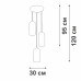 Подвесной светильник Vitaluce V2732/3S Подвесной светильник Vitaluce V2732/3S