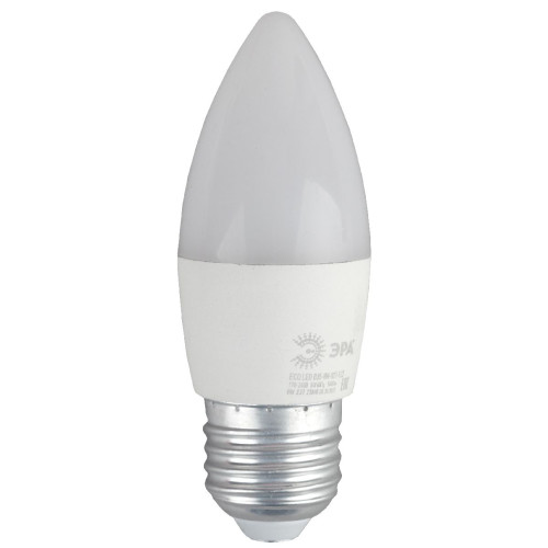 Лампа светодиодная Эра E27 8W 2700K ECO LED B35-8W-827-E27 Б0030020