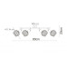 Спот Arte Lamp A6141PL-4WH