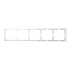 Рамка 5-постовая Schneider Electric Merten D-Life MTN4050-6535