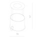 Встраиваемый светильник ARTE Lamp A3120PL-1WH