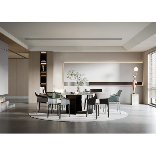 Трековый магнитный светильник iLedex Vision 4825-041-L305-18W-36DG-4000K-BK