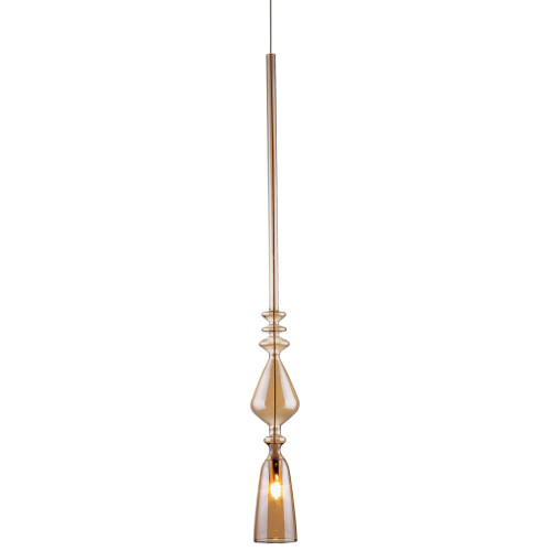 Подвесной светильник Crystal Lux Lux New SP1 B Amber