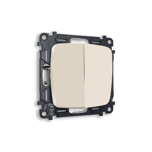 Комплект механизма 2-кл выключателя Ambrella Volt Omega MO323010