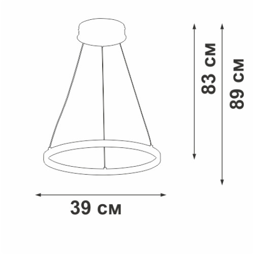 Подвесной светильник Vitaluce V2515DT-0/1S Подвесной светильник Vitaluce V2515DT-0/1S