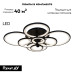 Потолочная светодиодная люстра iLedex Ring A001/8 BK