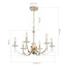 Подвесная люстра ST Luce Элеганс SL1405.203.06