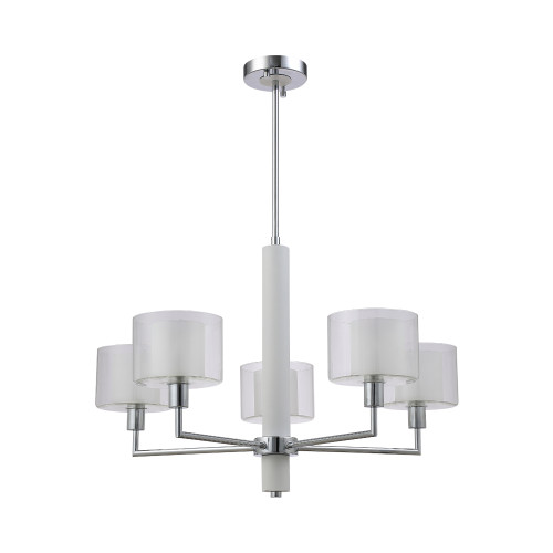 Люстра на штанге Crystal Lux MAESTRO SP-PL5 CHROME