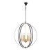 Подвесная люстра iLamp Element 9977-800 GoldBlack