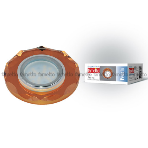 Встраиваемый светильник Fametto Peonia DLS-P105 GU5.3 CHROME/BRONZE