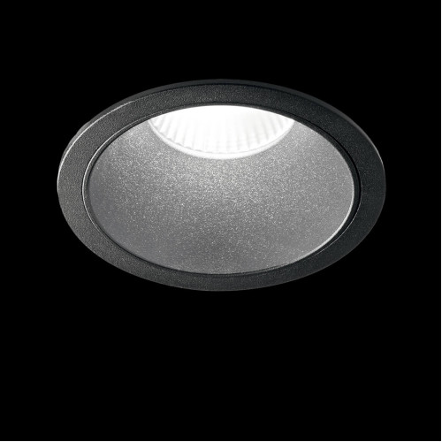 Встраиваемый светодиодный светильник Ideal Lux Game Round Black Black 192314