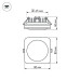 Встраиваемый светильник Arlight LTD-80x80SOL-5W Day White 4000K 017633