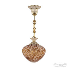 Подвесной светильник Bohemia Ivele Crystal 7003P/18 GW Amber-White/H-1A