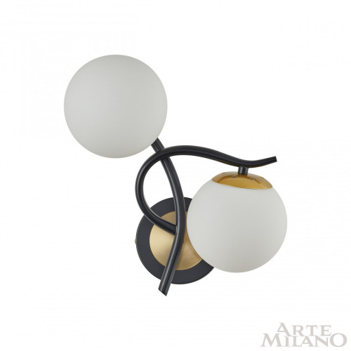 Бра Arte Milano Neapolis 273408/2B BK/GD