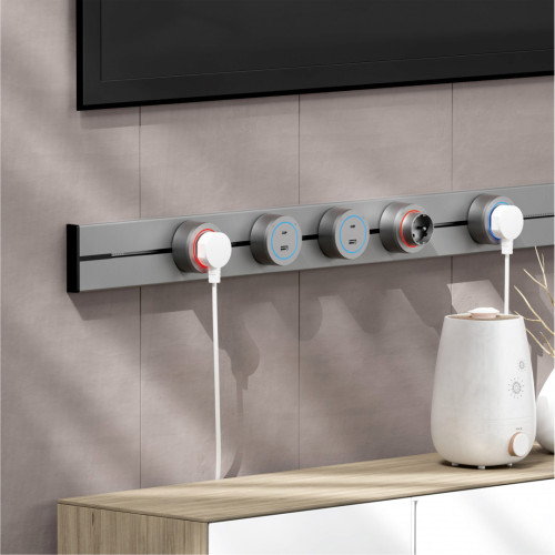 Трековая подсветка Arte Milano Am-track-sockets 397953TLS/LWS Black