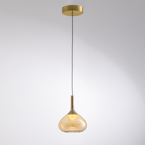 Подвесной светильник Delight Collection MD25001005-1A brass/amber Подвесной светильник Delight Collection MD25001005-1A brass/amber