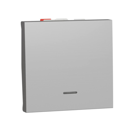 Переключатель одноклавишный с нейтралью Schneider Electric Unica New NU320330S