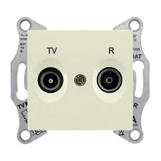 Розетка TV/R проходная Schneider Electric Sedna 8dB SDN3301347