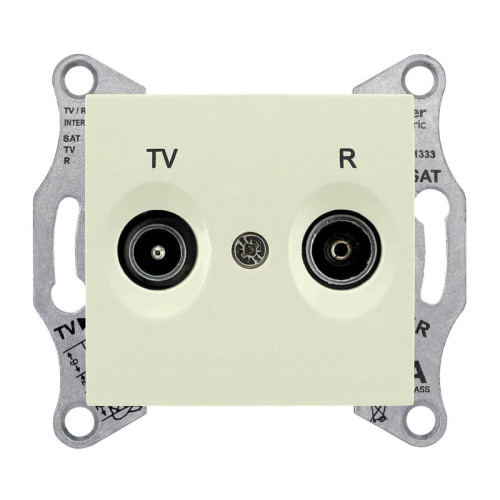 Розетка TV/R проходная Schneider Electric Sedna 8dB SDN3301347