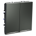 Выключатель двухклавишный с подсветкой Voltum S70 VLS020206