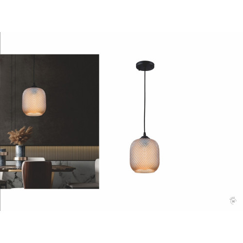 Подвесной светильник iLamp Rich 8105P BK-AM