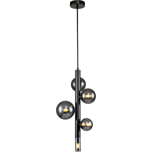 Подвесная люстра Indigo Canto 11026/5P Black V000238