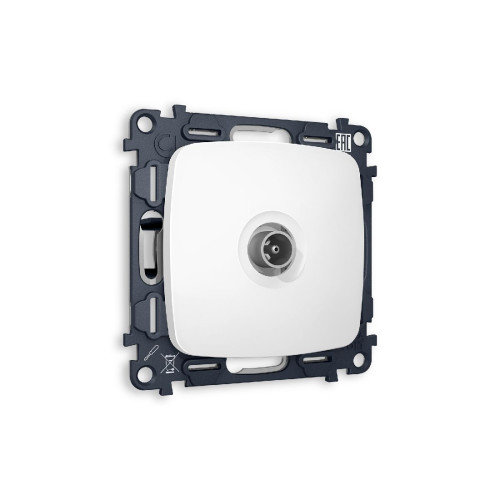 Комплект механизма TV розетки оконечной 50-870 MHz 1dB Ambrella Volt Omega MO133010