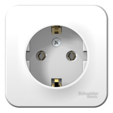 Розетка с/з без шторок, 16А, 250В Systeme Electric Blanca наруж Бел BLNRA010101